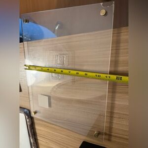 Acrylic 11x14 picture frame, 2 sided 4x6 black frame, 13x16 gray frame- Bundle